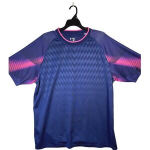 Liberty Pro Mens Soccer shirt Navy Pink Size XL